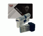 CILINDRO 1000WXP3535N - 35 x 35 - LEVA LARGA CON POMO - NÍQUEL